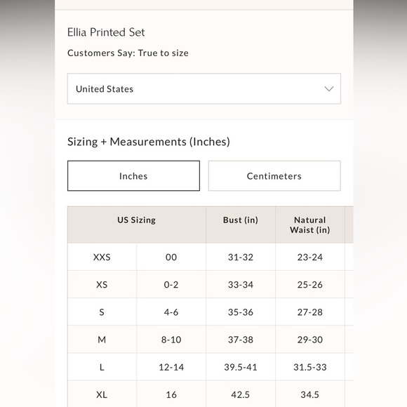 #67 NWT Free People Ellia Printed Set in Spring Blossom Combo - Picture 5 of 7